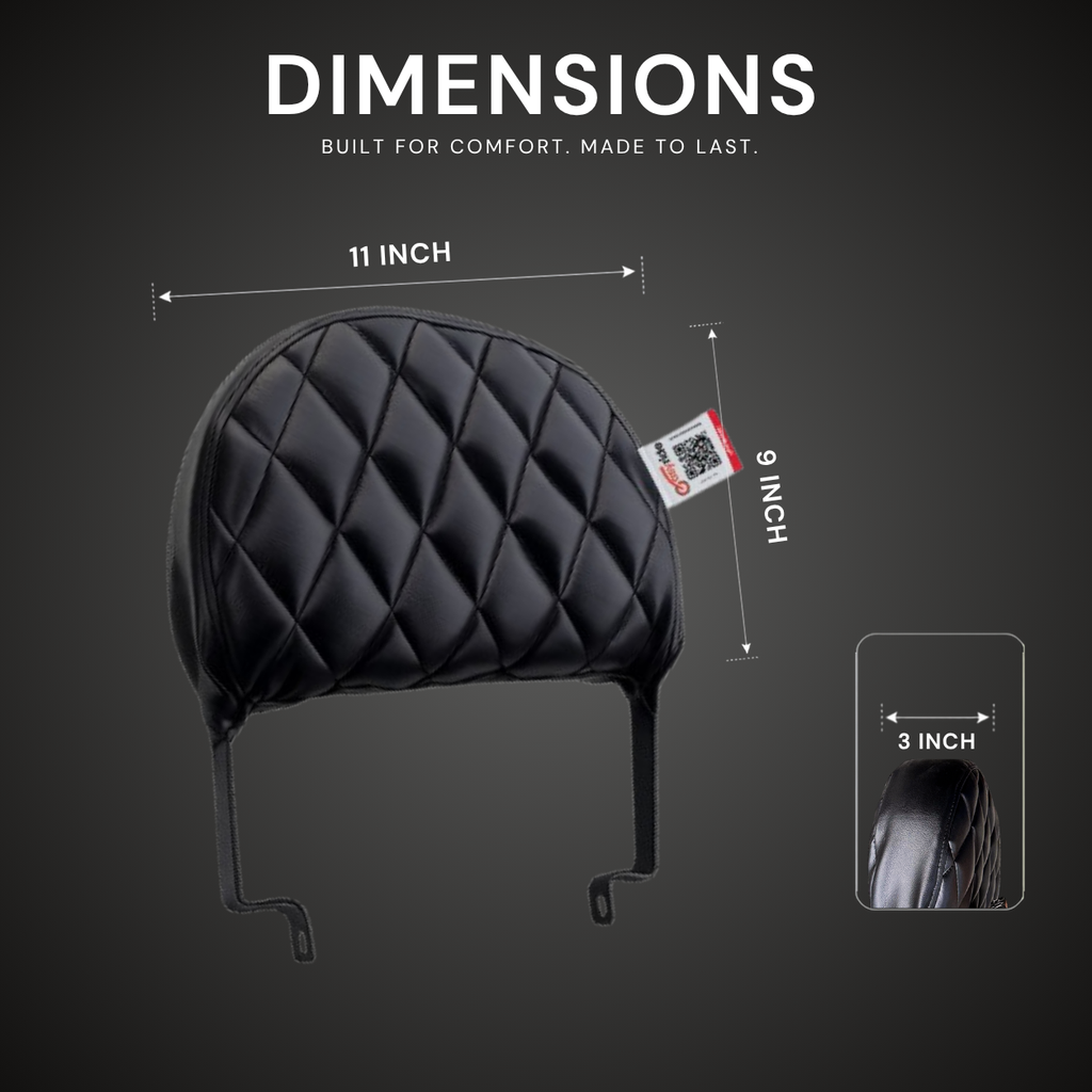 Bike Back Rest - Comfortable Back Support (Model-Specific)