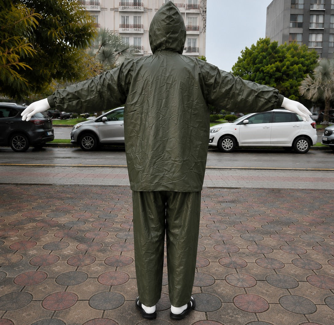 100% Waterproof Rain Suit | Heavy-Duty - Universal Size for Bike Riders